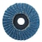 Weiler 2" BobCat Mini Abrasive Flap Disc, Flat (TY27), Type S Mount, 36Z 50932 - alternate 2